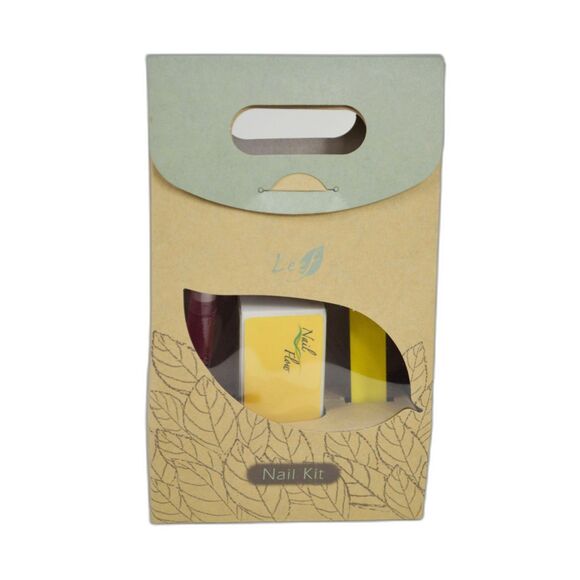 Nail Care 3 Piece Manicure Gift Box - Cuticle Oil, Nail Buffer, Nail File - Picture 2 of 3